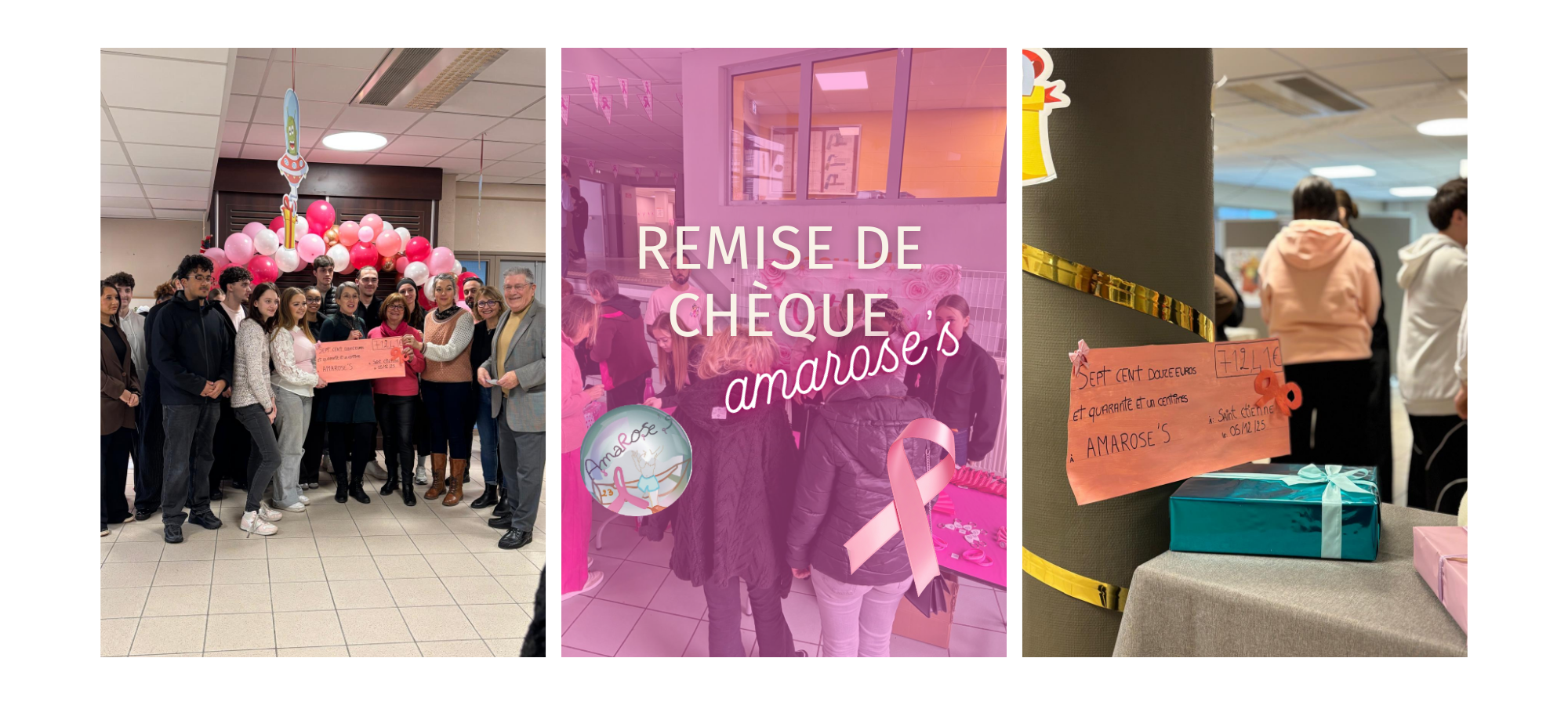 Remise de chèque amaroses